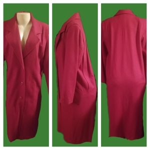 Forrani wool long winter coat size 6